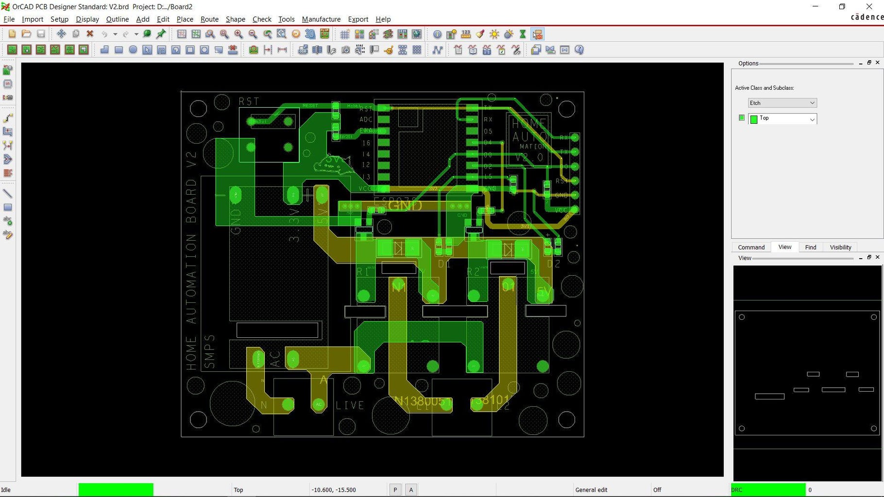 Home Automation Board With ESP8266 Dual Output 10 Steps with Circuit Diagram