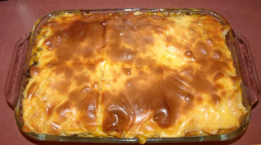 Sausage, Egg and Cheese Bake