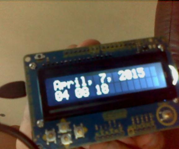 Basic Arduino Time and Date Display