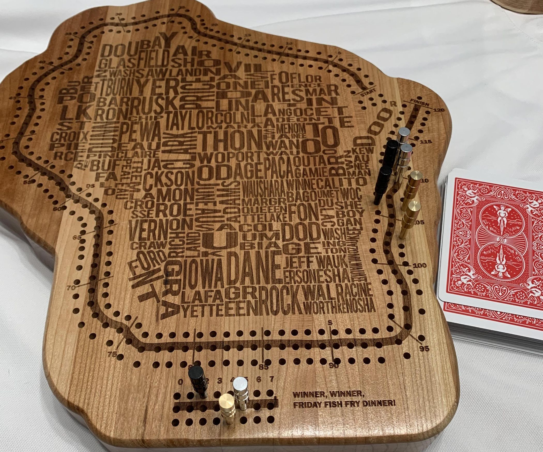 Make Your State or Country Cribbage Board 14 Steps (with Pictures
