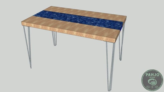 DIY Epoxy River Rock Table That Glows : 24 Steps (with Pictures ...