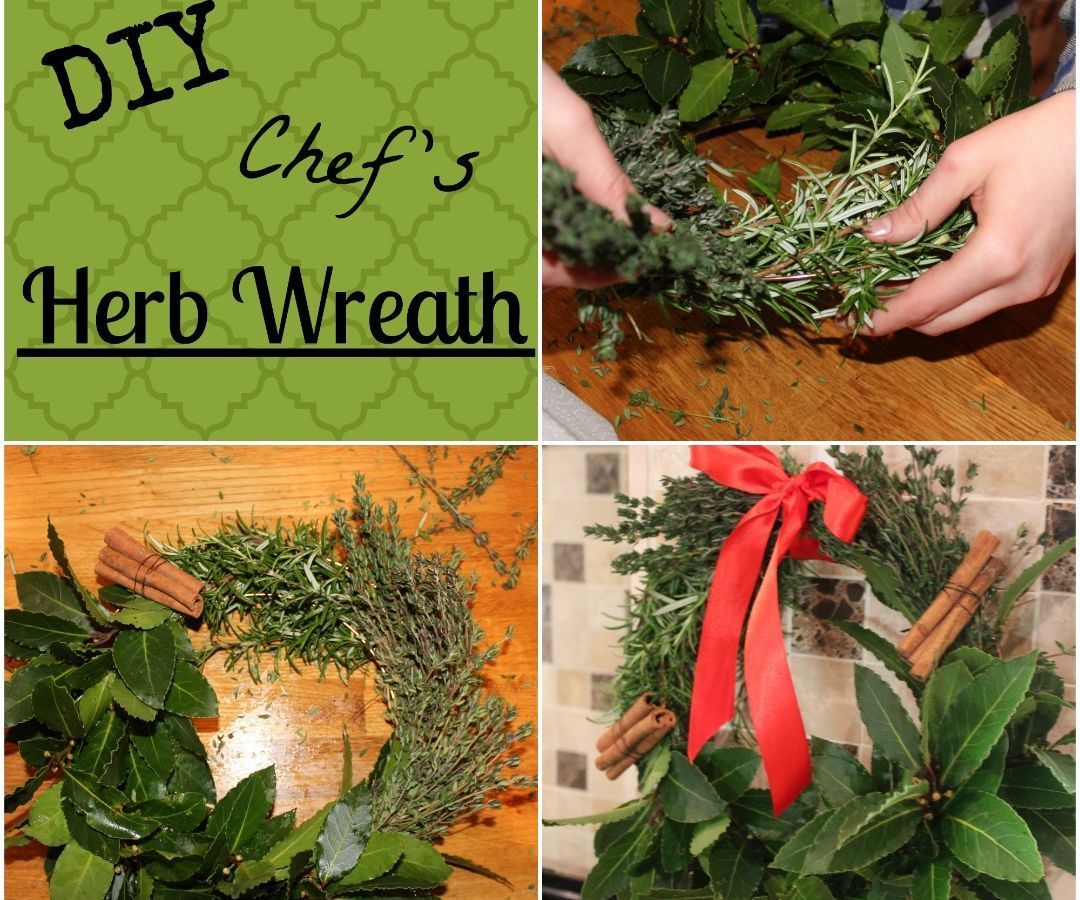 DIY Chef's Herb Wreath