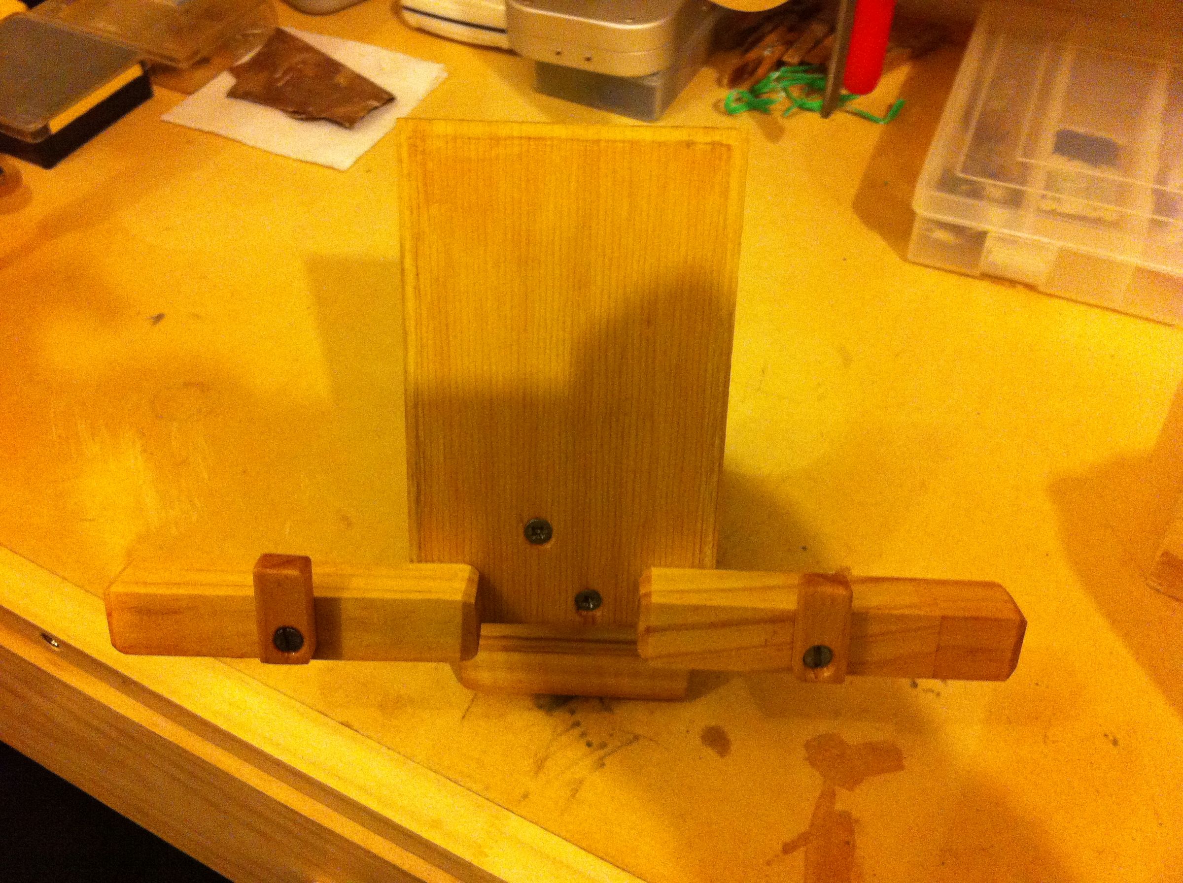 Ipad (iphone too) holder