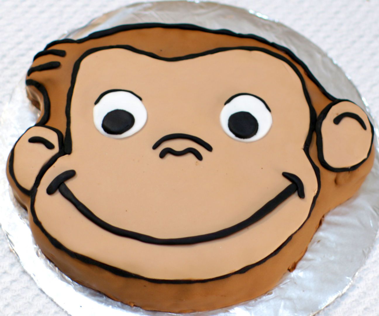 Make a Curious George Cake