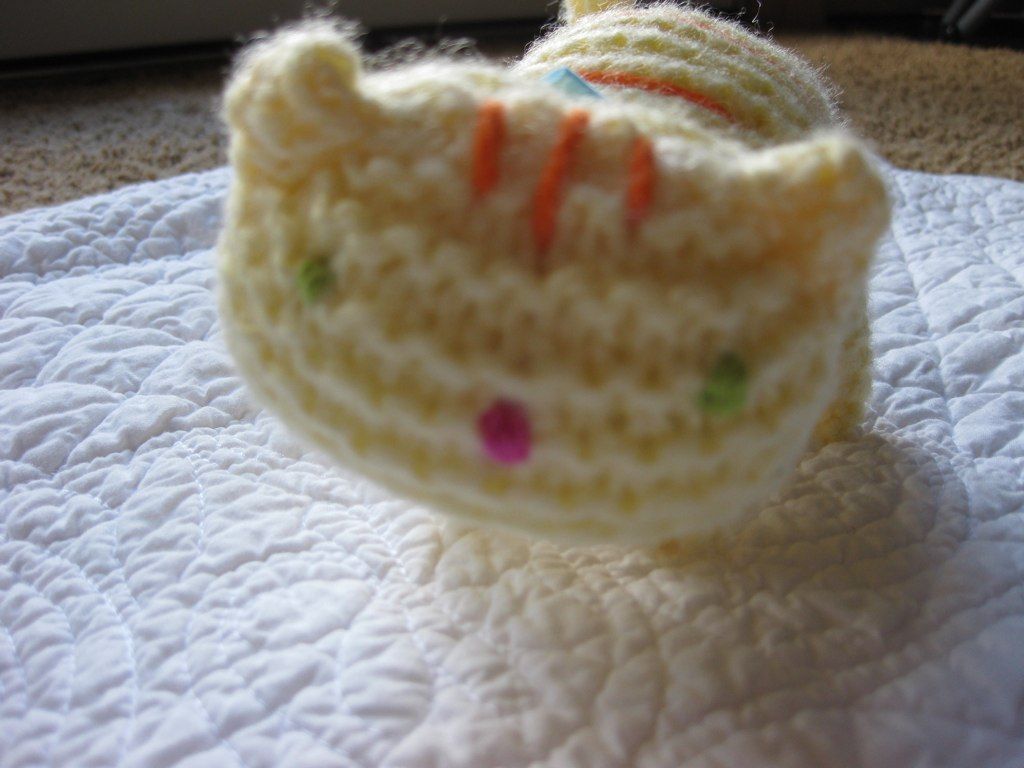 Knitted Tabby Cat