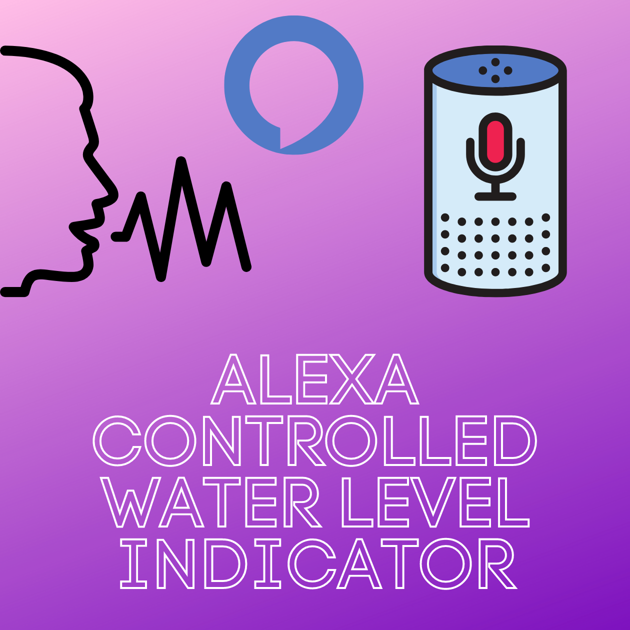 Alexa Supported Water Level Indicator