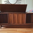 1960s Volumio Console Stereo Cabinet Restomod