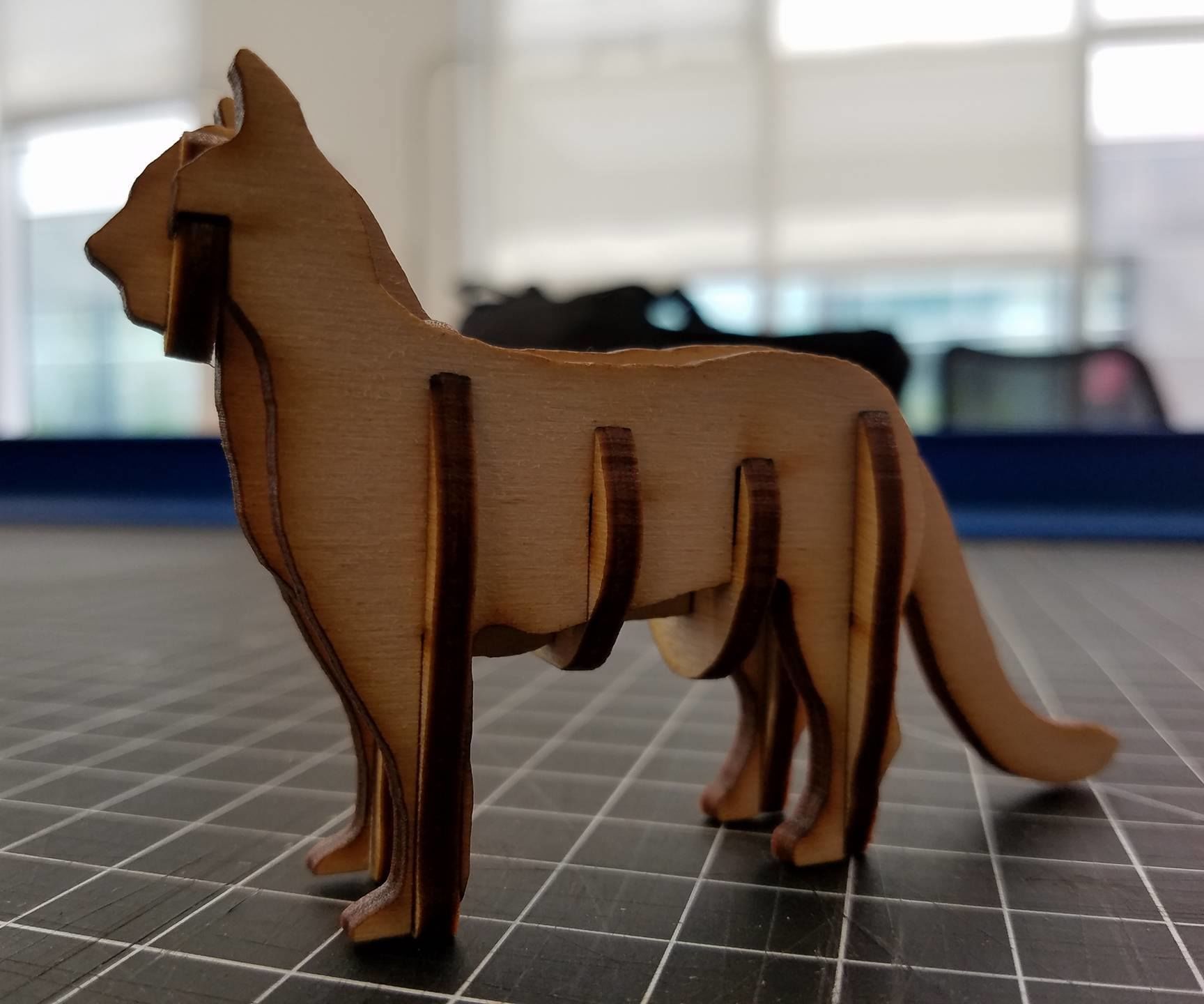 Laser Cut Cat