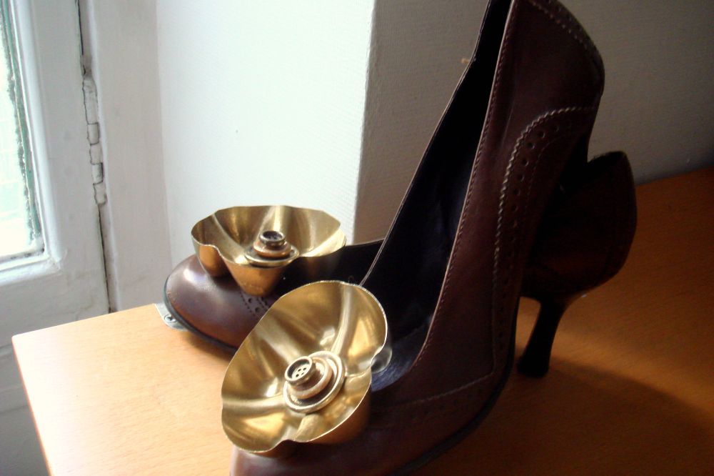 Fat Bottom Upcycled Shoe Clips