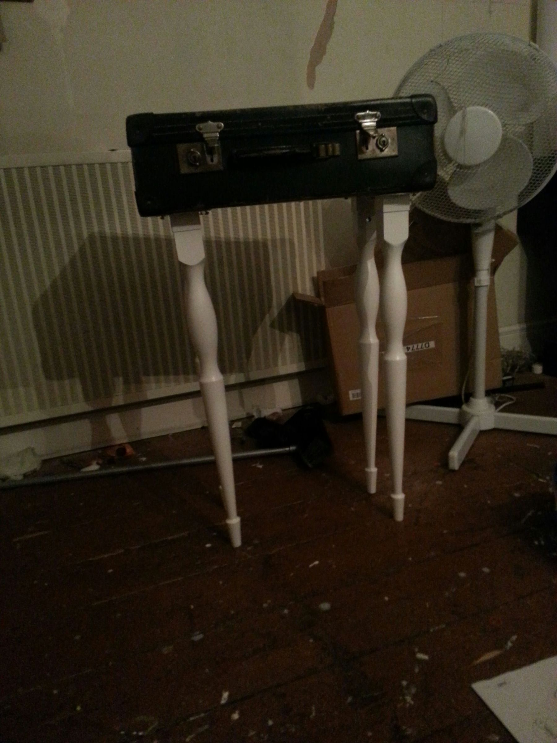 Suitcase Table- GREAT SPACE SAVER