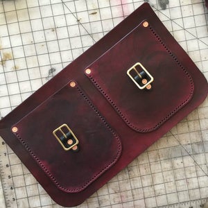 Attach Your Pockets, Chisel Your Holes, and Stitch! 