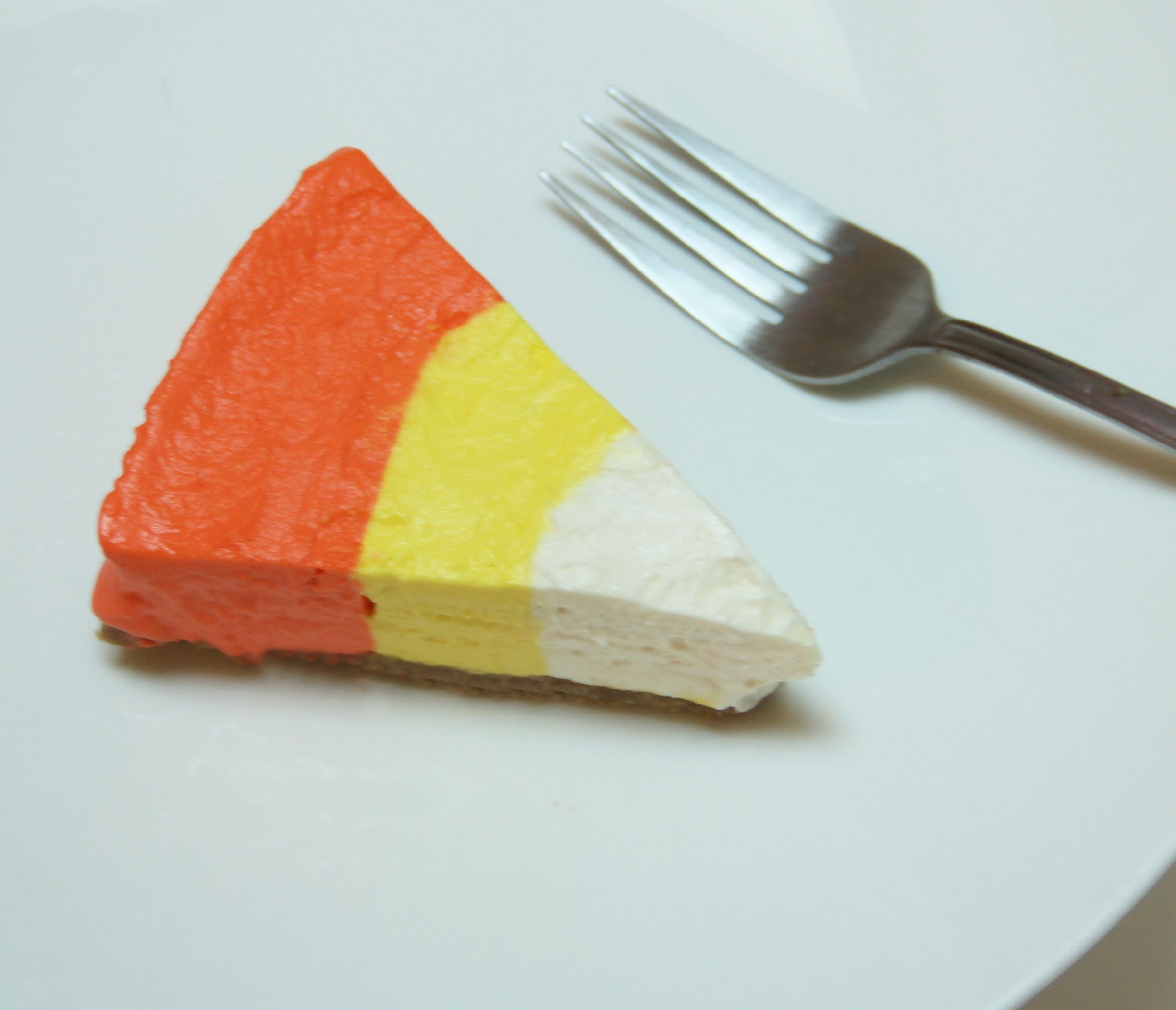 Candy Corn Cheesecake