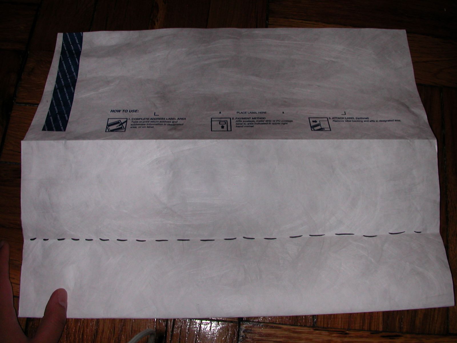 Tyvek Wallet With ID Window 7 Steps Instructables