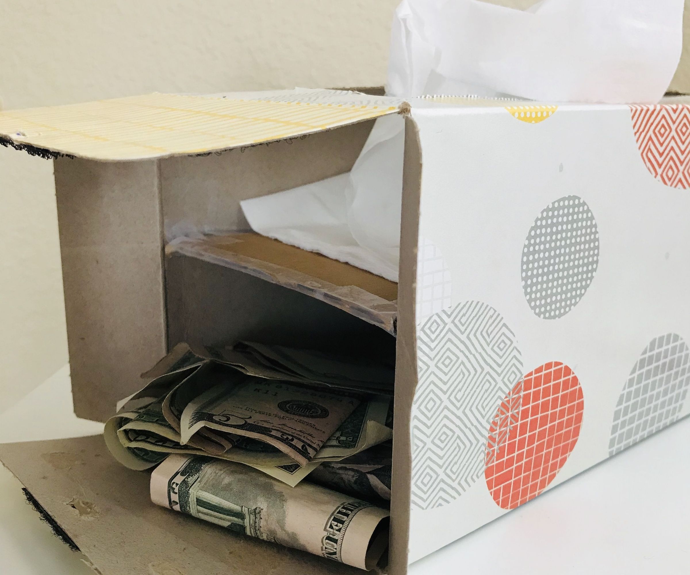 $ Expensive Tissue Box $