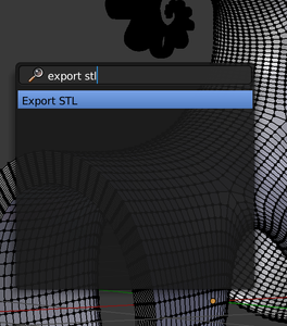 Apply Subsurface Modifier, Export Stl