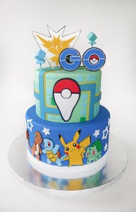 Pokemon Go Cake Assembly