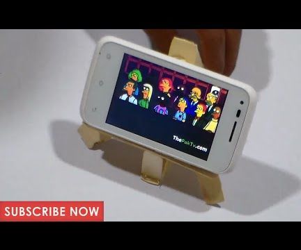 How to Make a Mobile Stand Using Popsicle Sticks - Hacks for Real Life