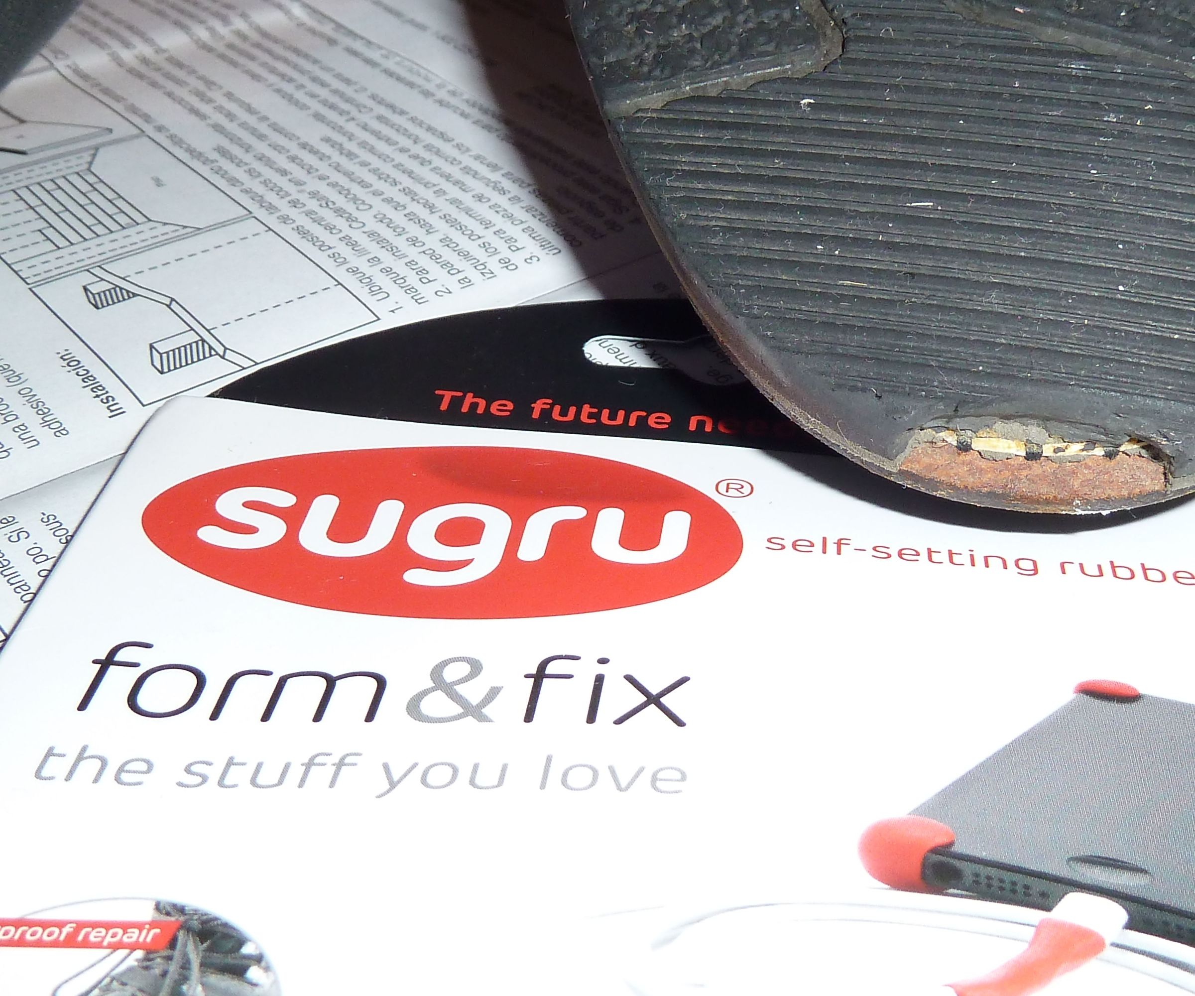 Broken Shoe?  Sugru!