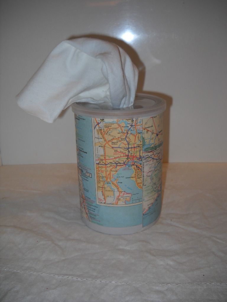 Recycled Napkins With Canister