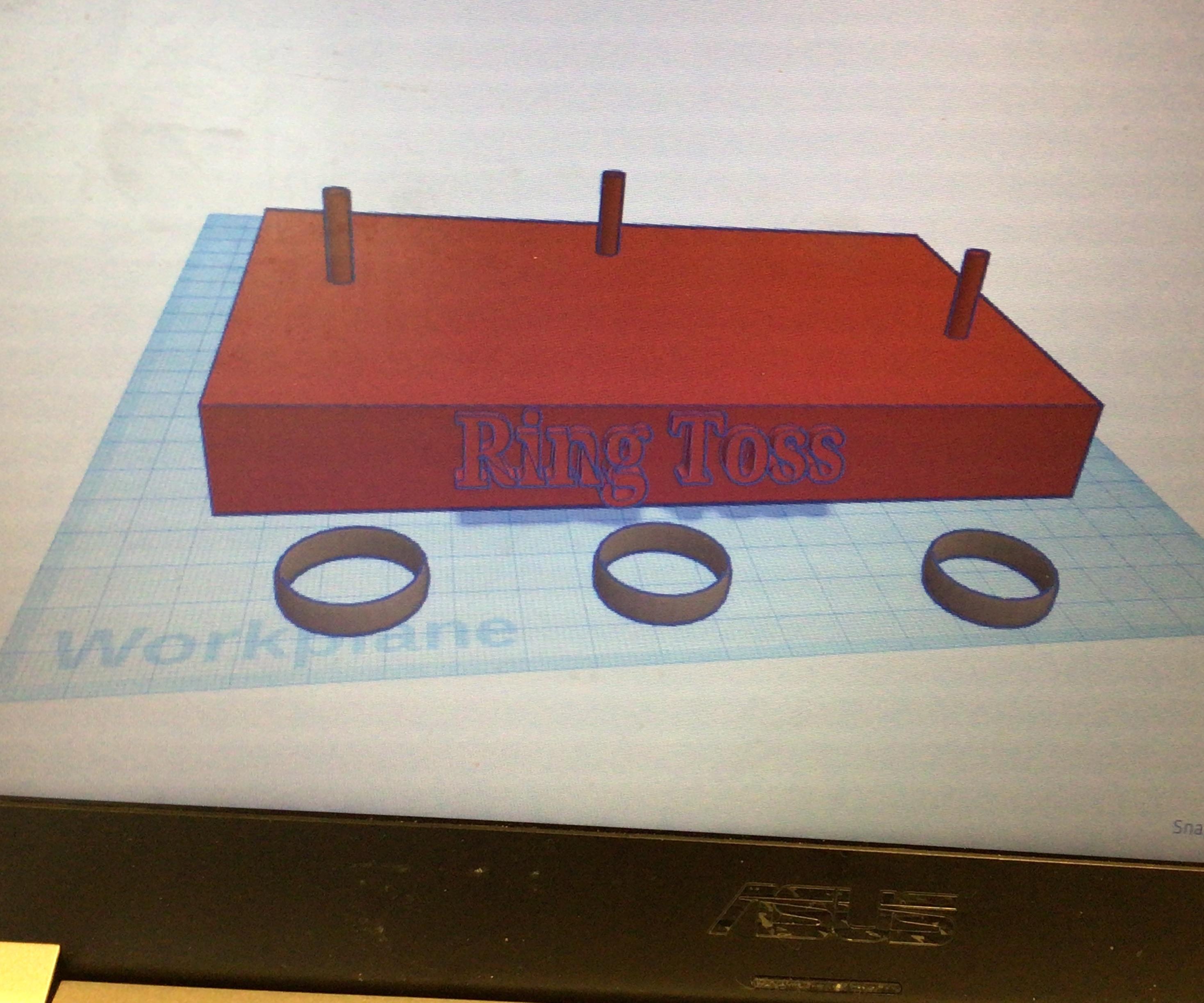 How to Make Ring Toss in Tinkercad