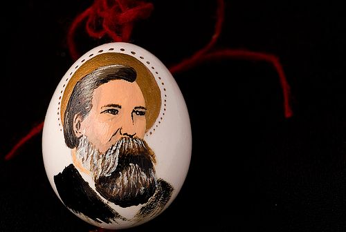 Christmas Ornaments Made From Blown Eggs