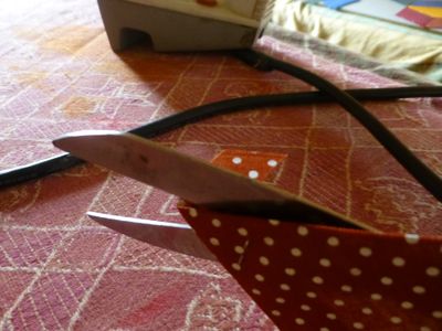 Make Fabric Pieces With Paper Inserts