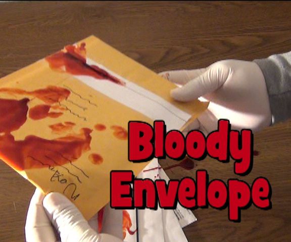 Last Minute Halloween Prank (Bloody Envelope)
