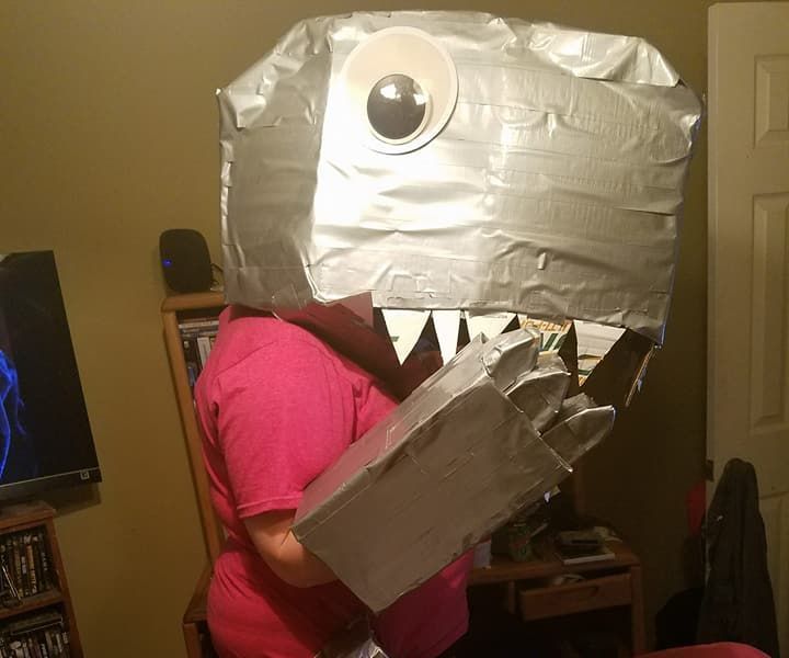 DIY Dinosaur Costume