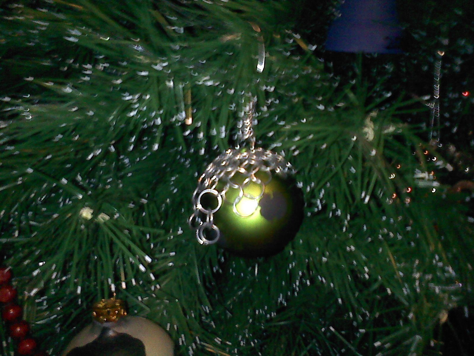 chainmail Christmas ornament