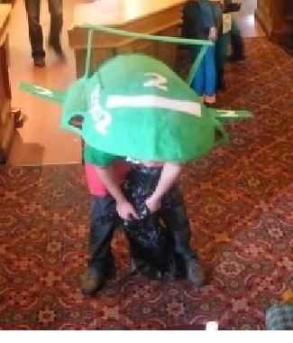 Cardboard Thunderbird 2 Costume