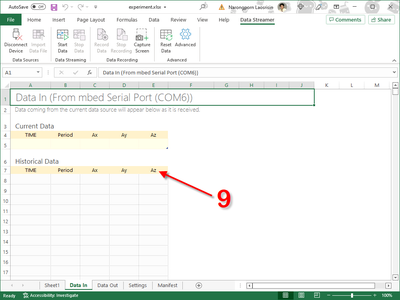 Connect Micro:bit to Excel