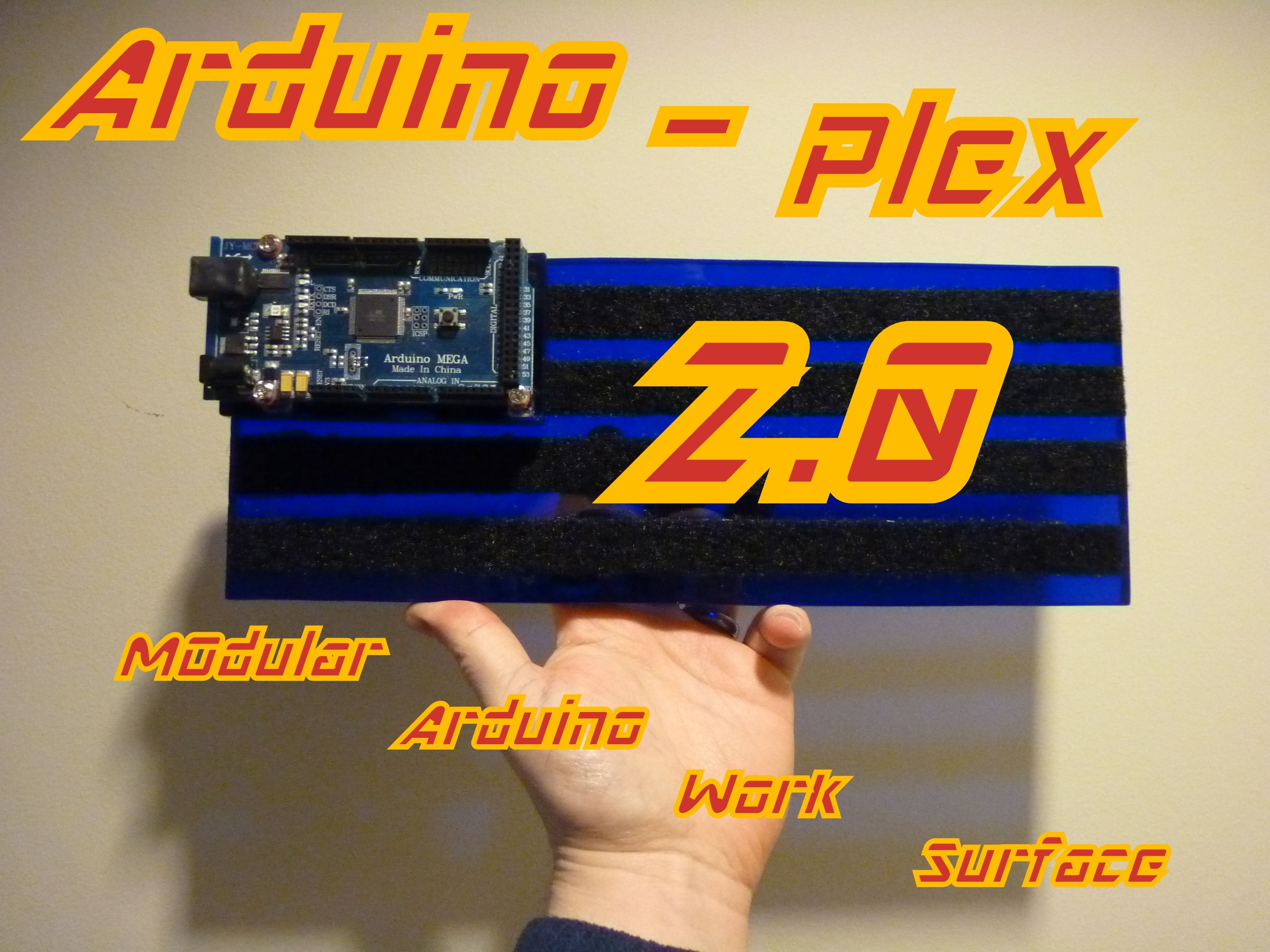 Arduino-plex 2.0: Modular Plexiglas Arduino Work Surface