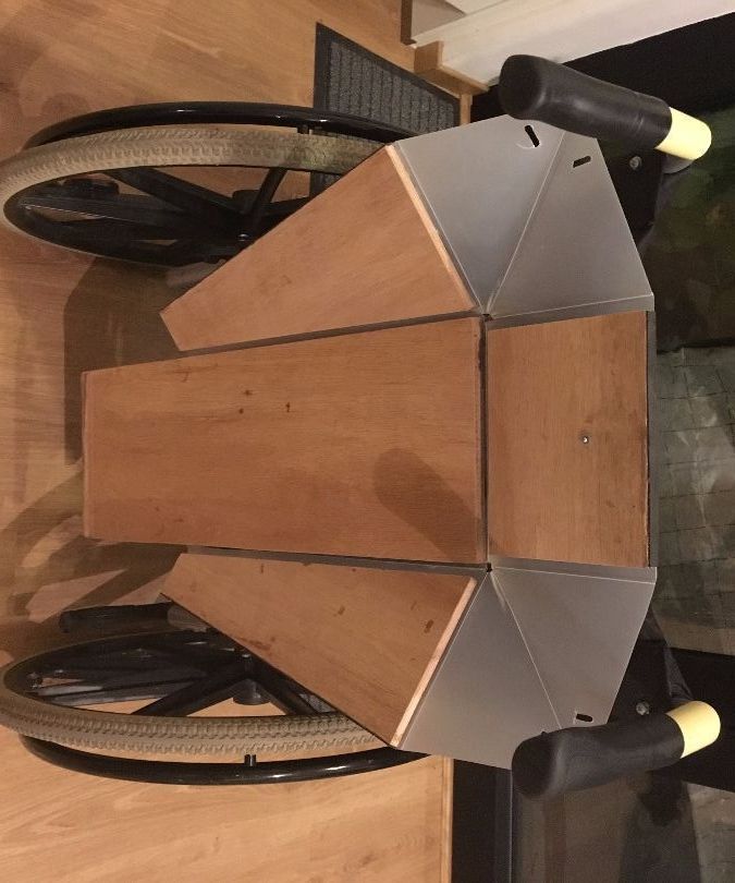 Flat pack wheelchair ramp