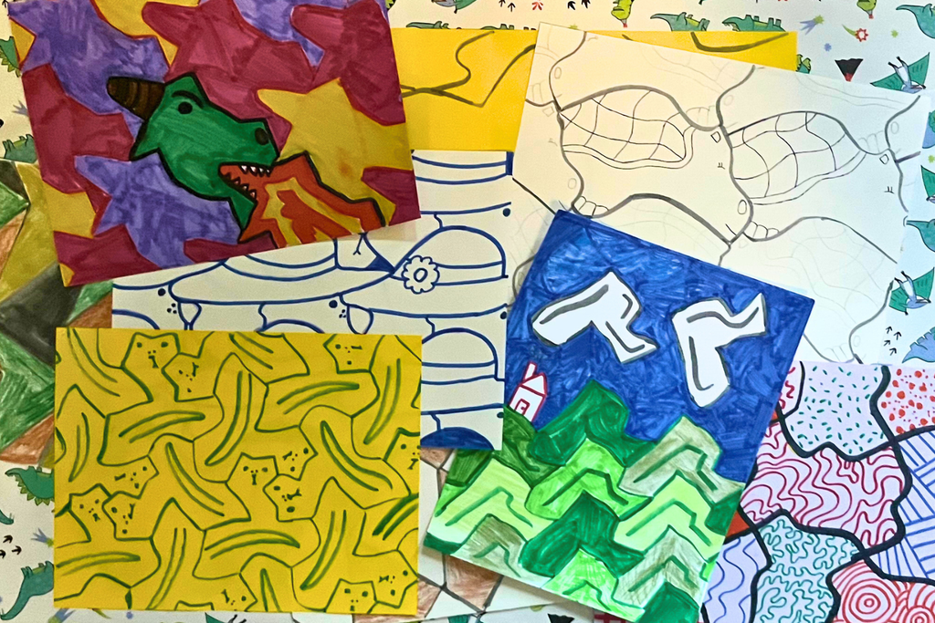 Tessellation Note Card Notecard Tessellation Pattern Art : 11 Steps (with Pictures ...