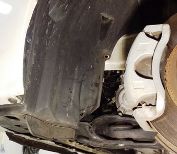 Remove Wheels, Undertray, and Fender Liner