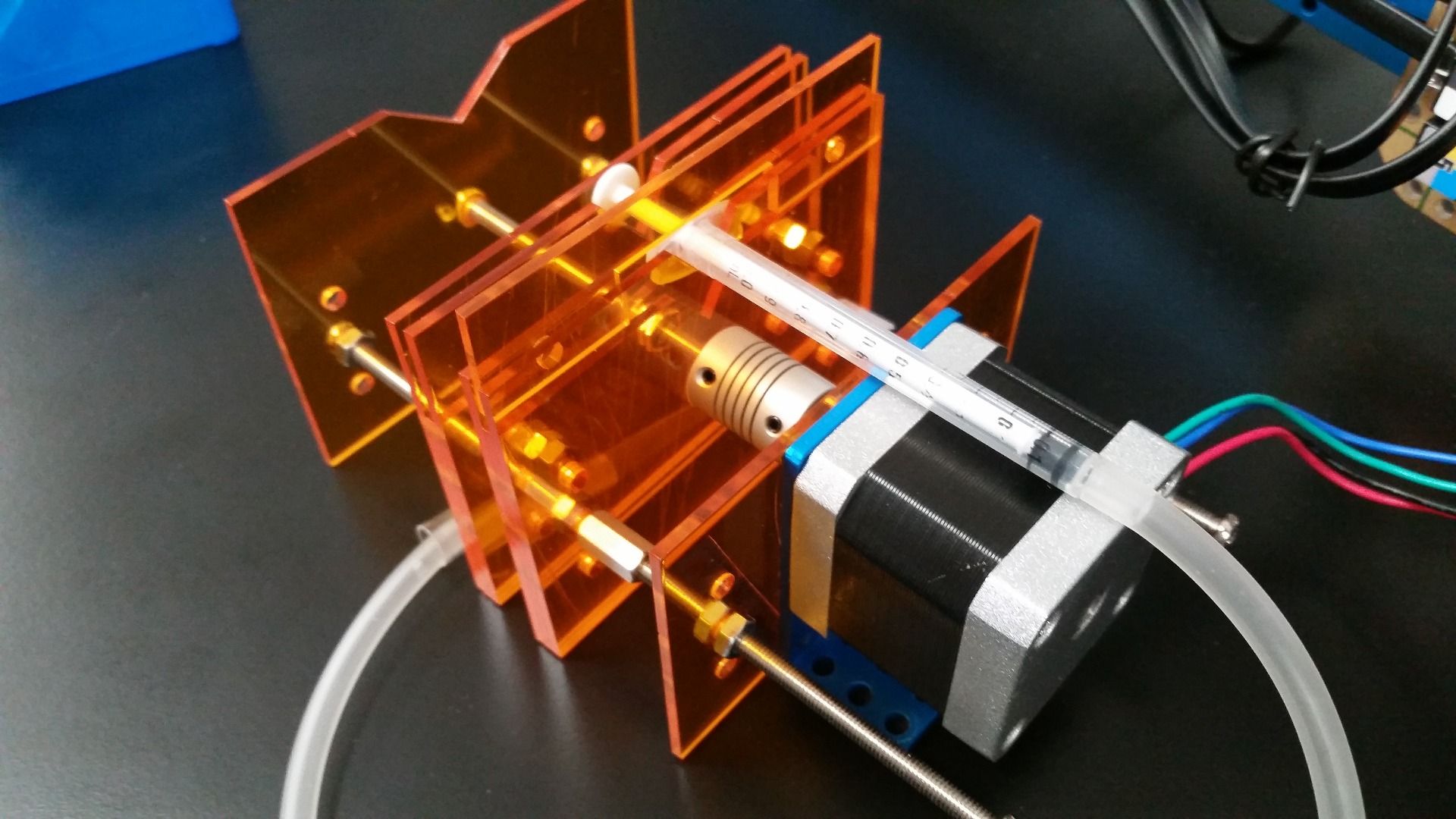 DIY Syringe Pump Using Stepper Motor 4 Steps Instructables