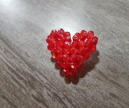 3D Beaded Heart!!