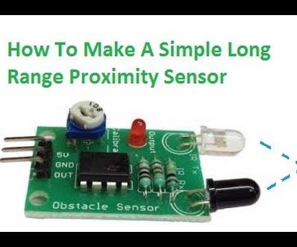 Infra-Red Proximity Sensor Using LM358