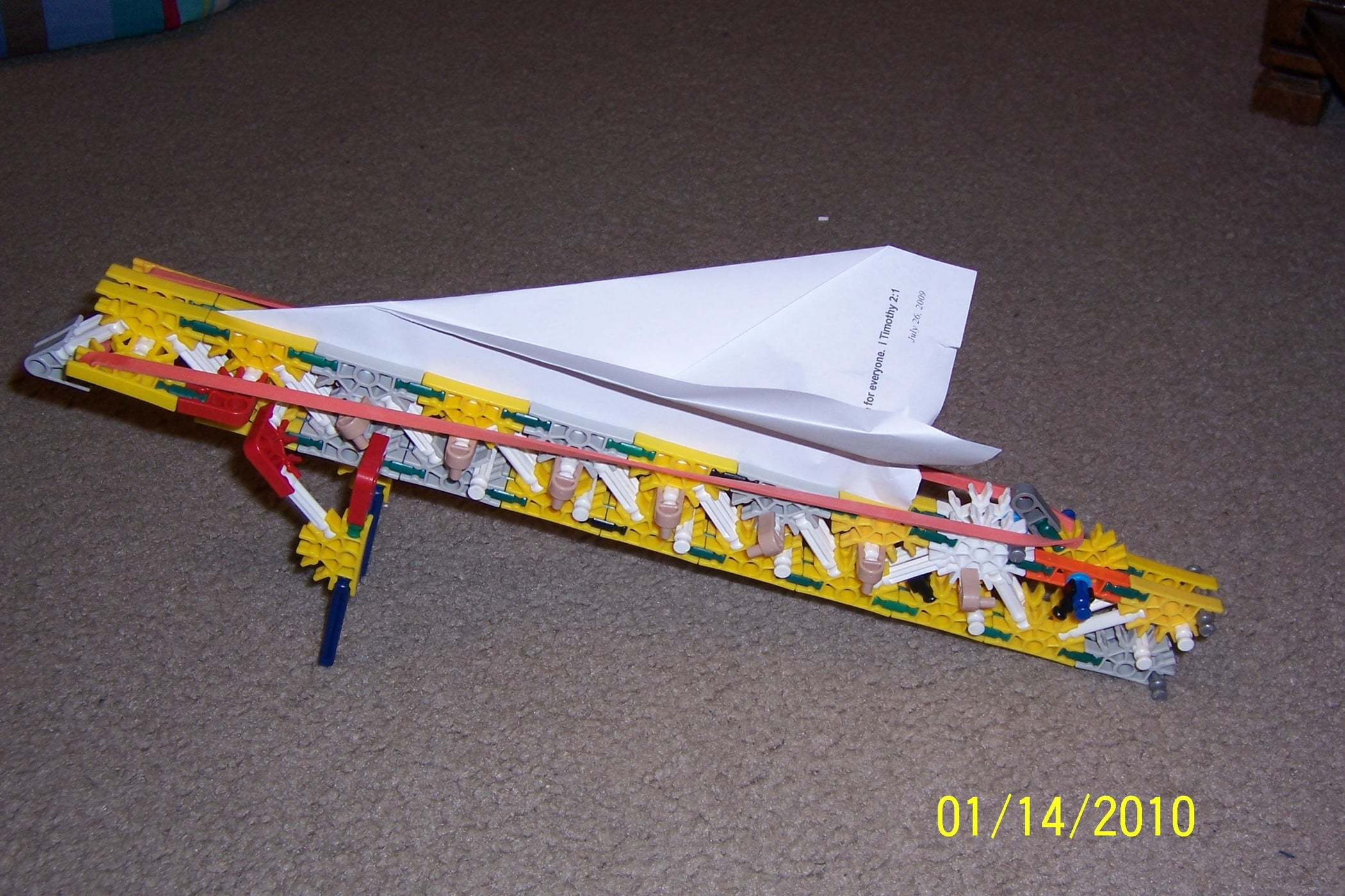 K.P.L. (Knex Plane Launcher) 5 Steps Instructables