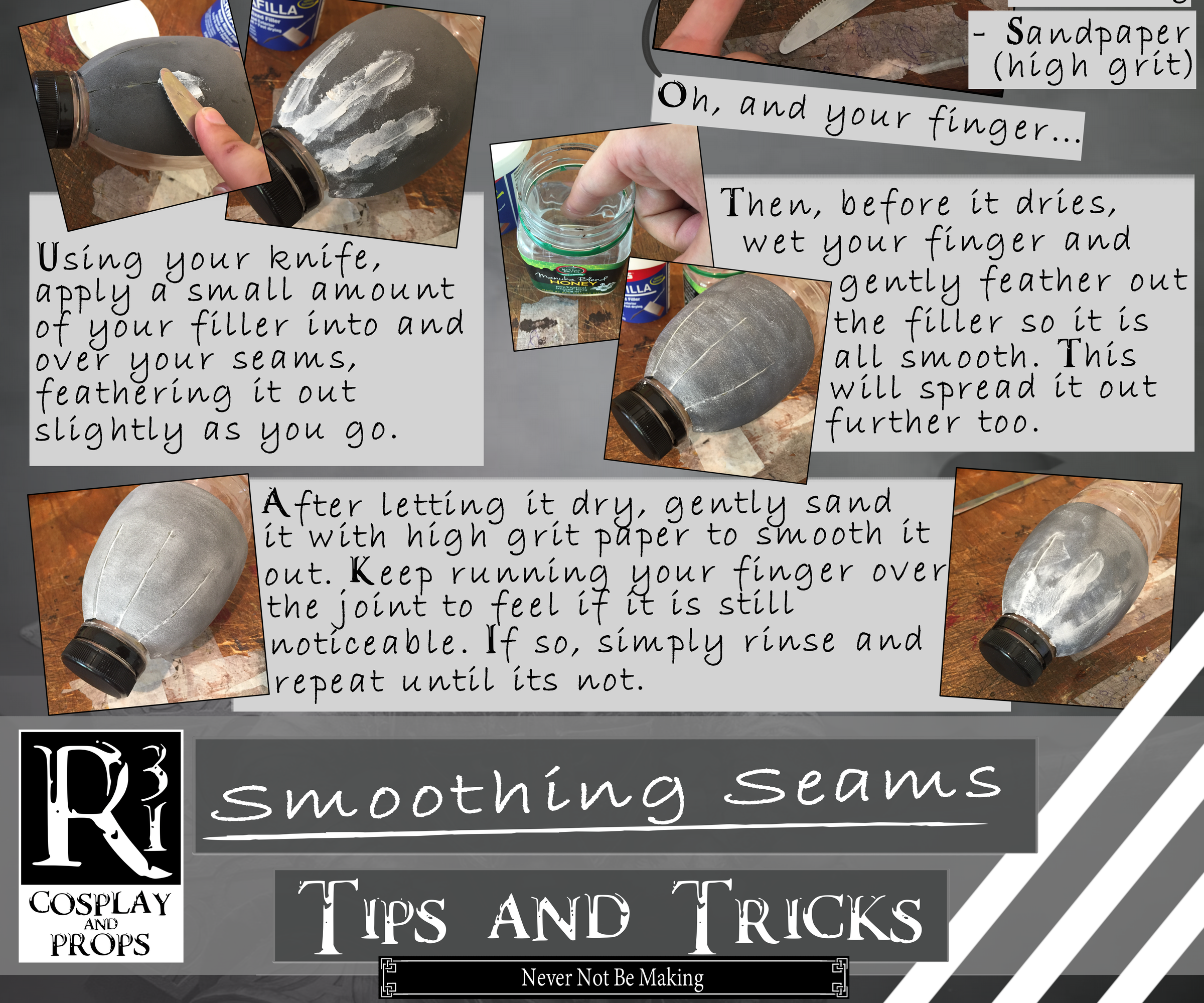 Working With Foam: Tips and Tricks - Smoothing Seams