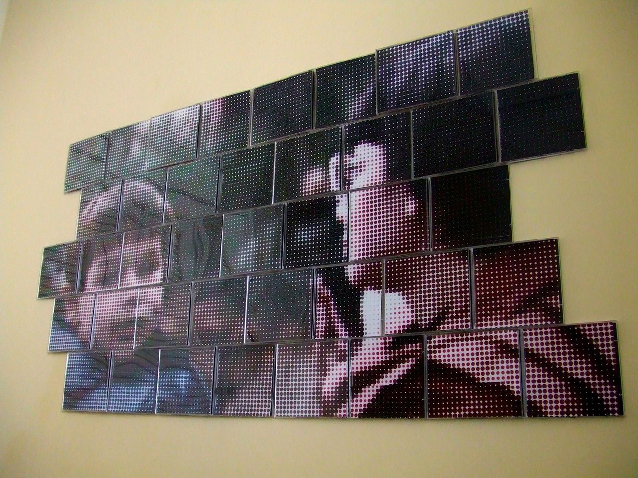 CD Case Mural