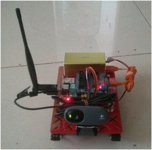 Wireless Monitor Tank Robot Based on Raspberry Pi
