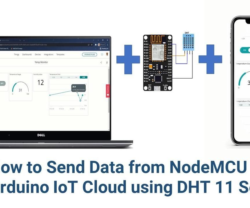 How to Send DHT Data From ESP8266 to Arduino IoT Cloud
