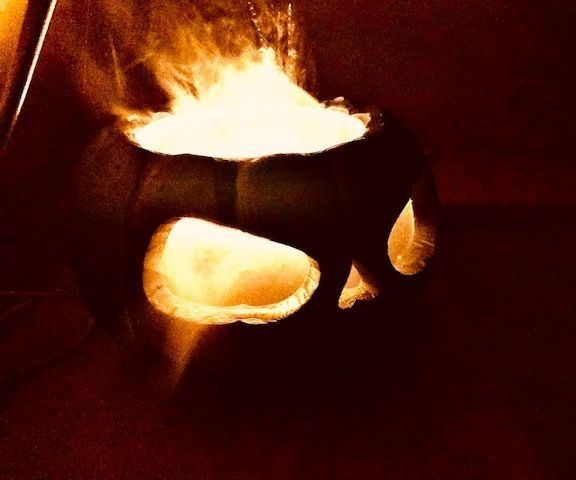 Halloween Jack-o-lantern Made Interesting