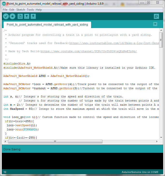 Program the Arduino Microcontroller