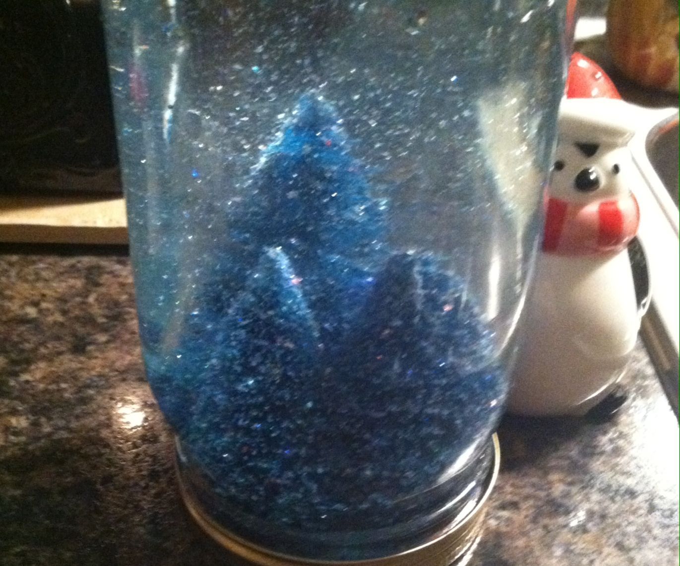 Mason Jar Snow Globe