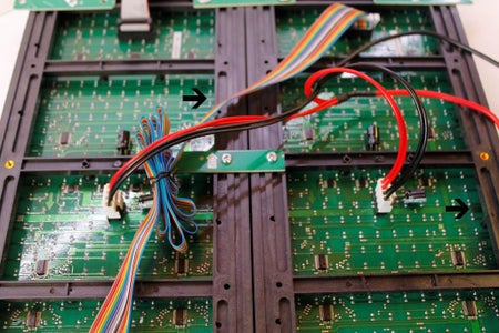 Connect the Scoreboard Unit to the SCOREDUINO-DMD