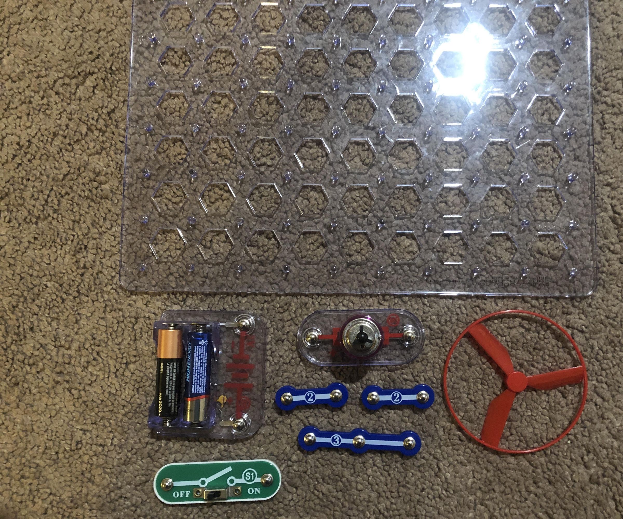 Easy Snap Circuit Fan With On/off Switch