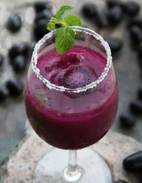 Black Plum or Indian Jamun Mocktail Recipe