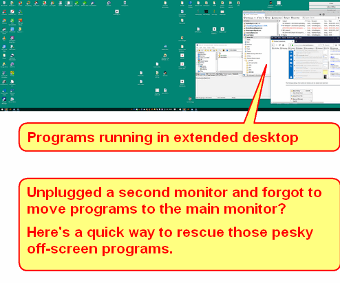 Rescue Off-screen Windows Instantly (Windows and Linux)
